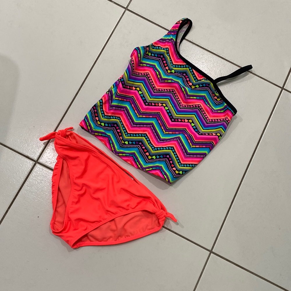 Girls tankini swimsuit